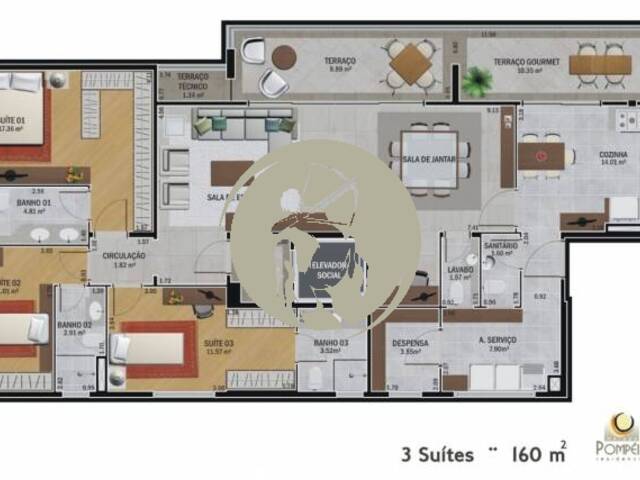 Apartamento para Venda em Santos - 3