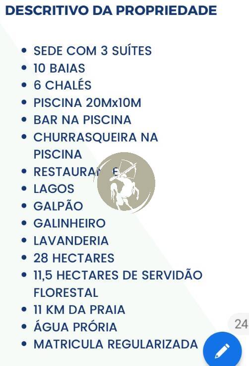 Sítio, 10 quartos, 28 m² - Foto 25