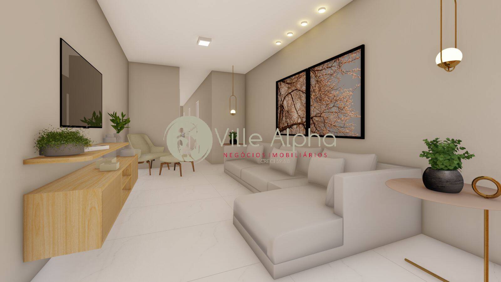 Casa, 3 quartos - Foto 2