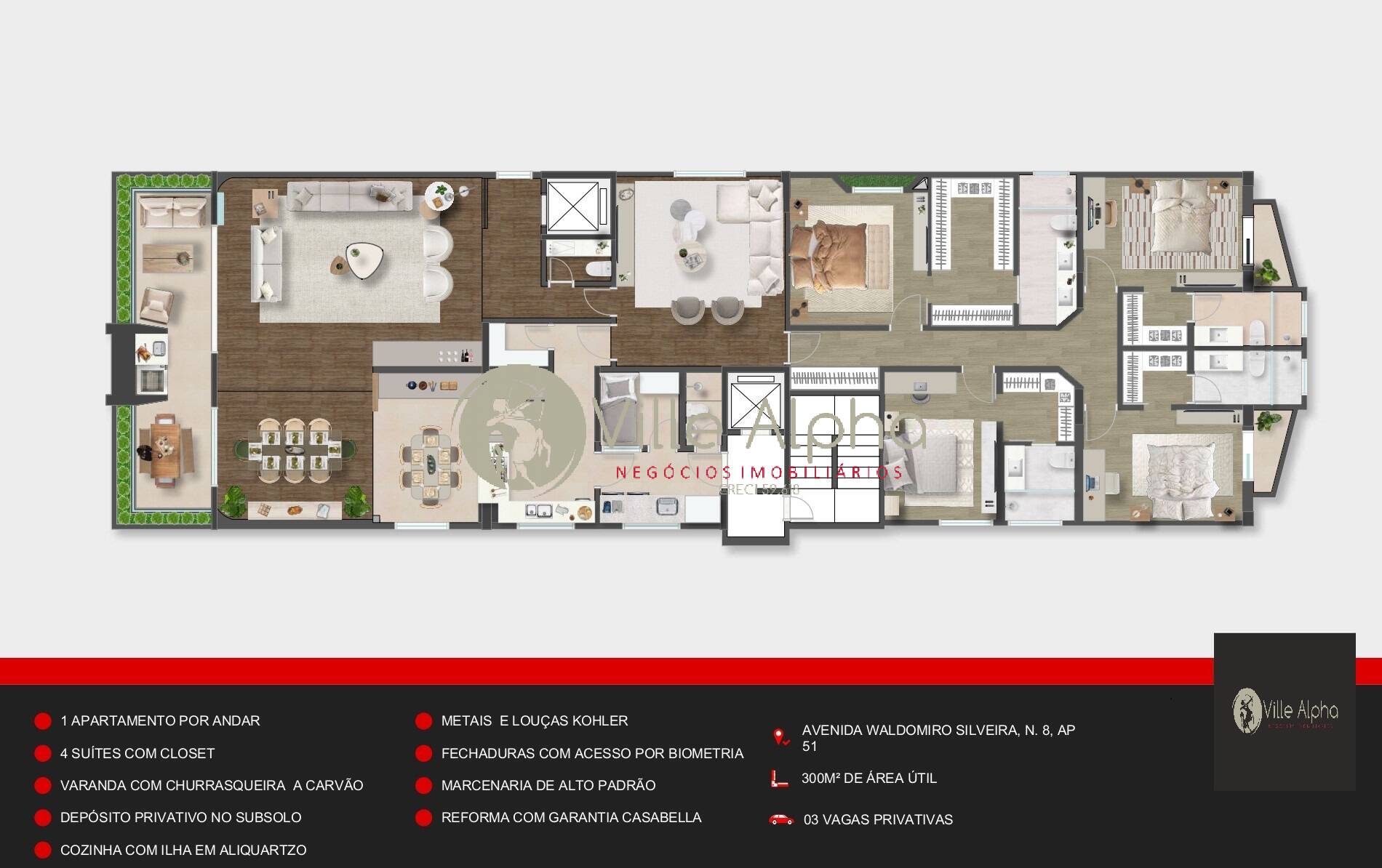 Apartamento, 4 quartos, 300 m² - Foto 31